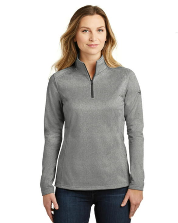 The North Face Ladies Tech 1/4-Zip Fleece Asphalt - Large