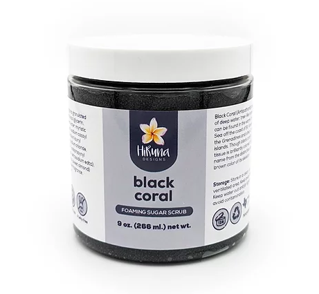 HiRuna Sugar Scrub - Black Coral