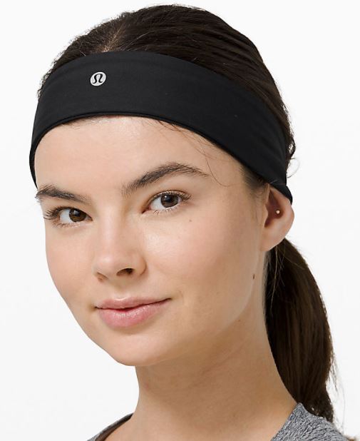 Lululemon Fly Away Tamer Headband II- Black