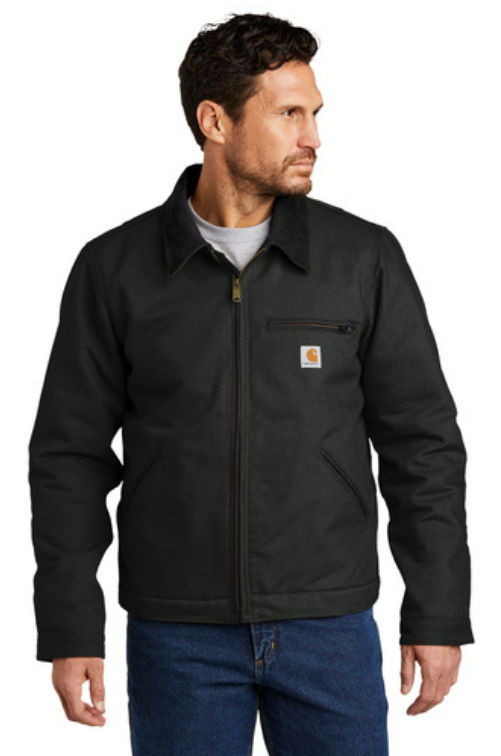 Carhartt Duck Detroit Jacket Relaxed Fit - Black / MD