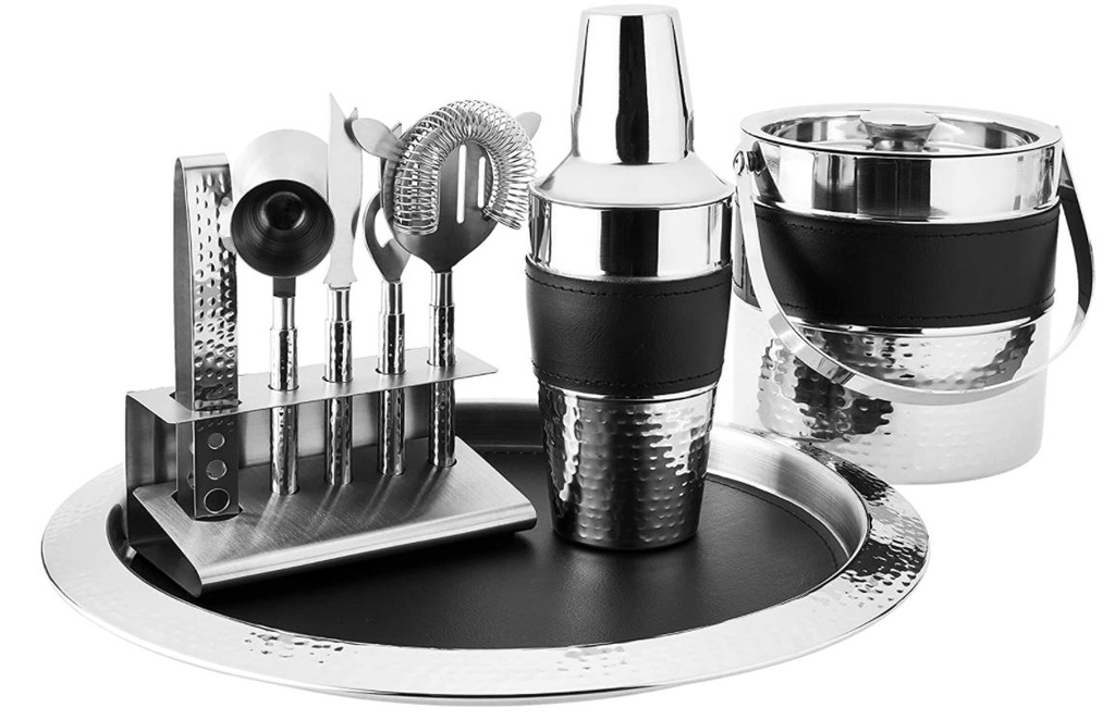 Godinger 9pc Stainless Steel Bar Set