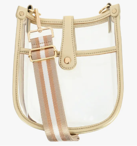 Milly Kate Mini Crossbody - Clear/Gold