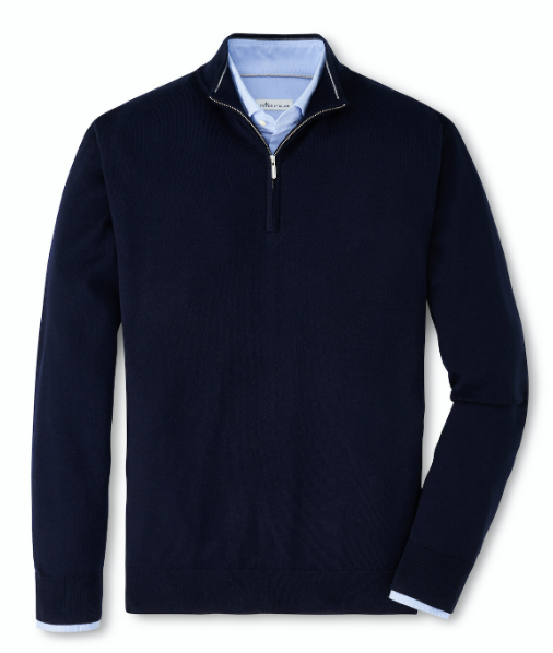 Peter Millar Autumn Crest Quarter-Zip / Navy / LG