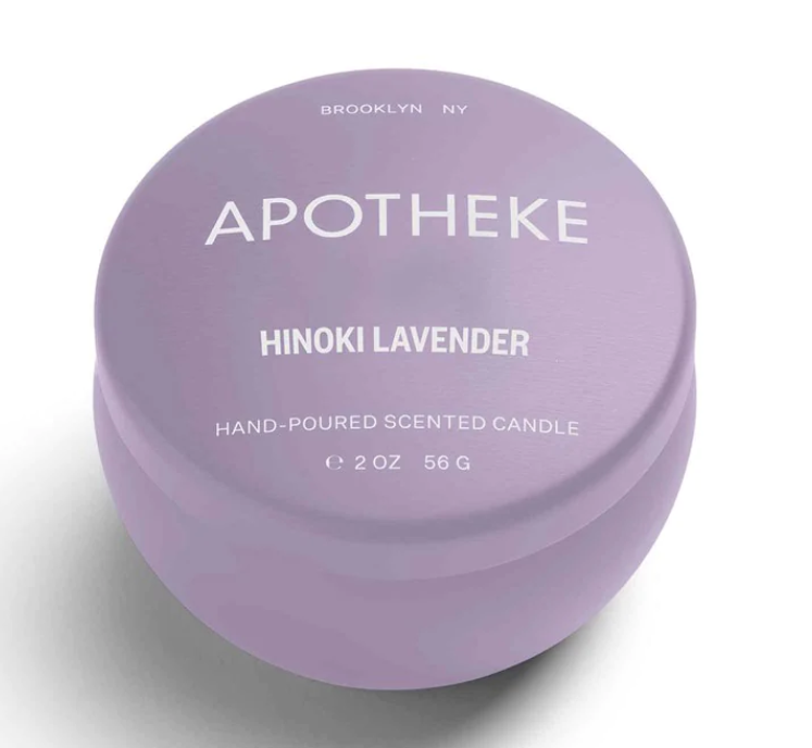 Apotheke Hinoki Lavender Mini Tin Candle