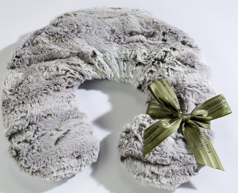 Sonoma Lavender Neck Pillow - Eucalyptus Silver