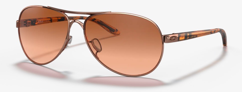 OAKLEY FEEDBACK AVIATORS-ROSE GOLD POLARIZED