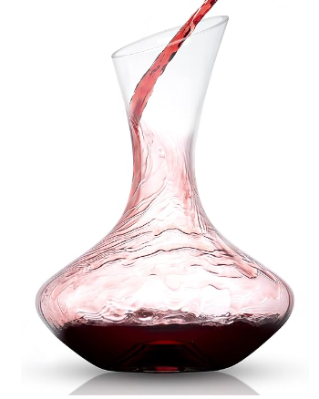 JoyJolt Lancia Wine Decanter Crystal