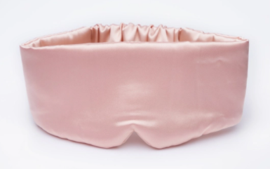 Kitsch Satin Pillow Eye Mask - Blush