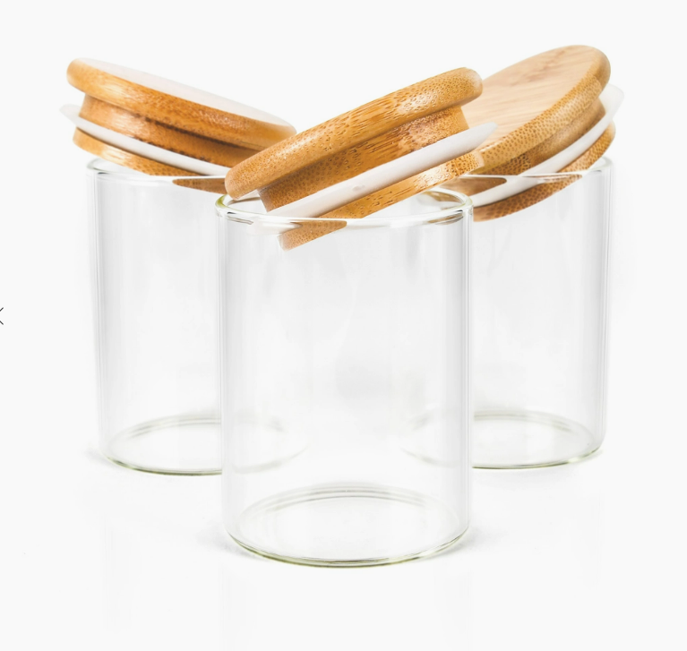 2oz/60ml Bamboo Lid Spice Jars