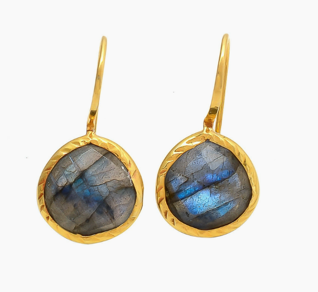 Labradorite Vermeil Earrings