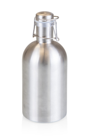 [P-102-00-000-000-0] 64 oz Stainless Steel Beer Growler