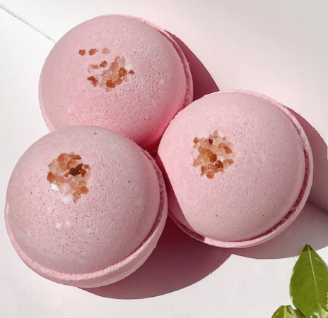 [PDCBHSBB08] Pure Drop Cherry Blossom and Himalayan Salt Bath Bomb - 8oz